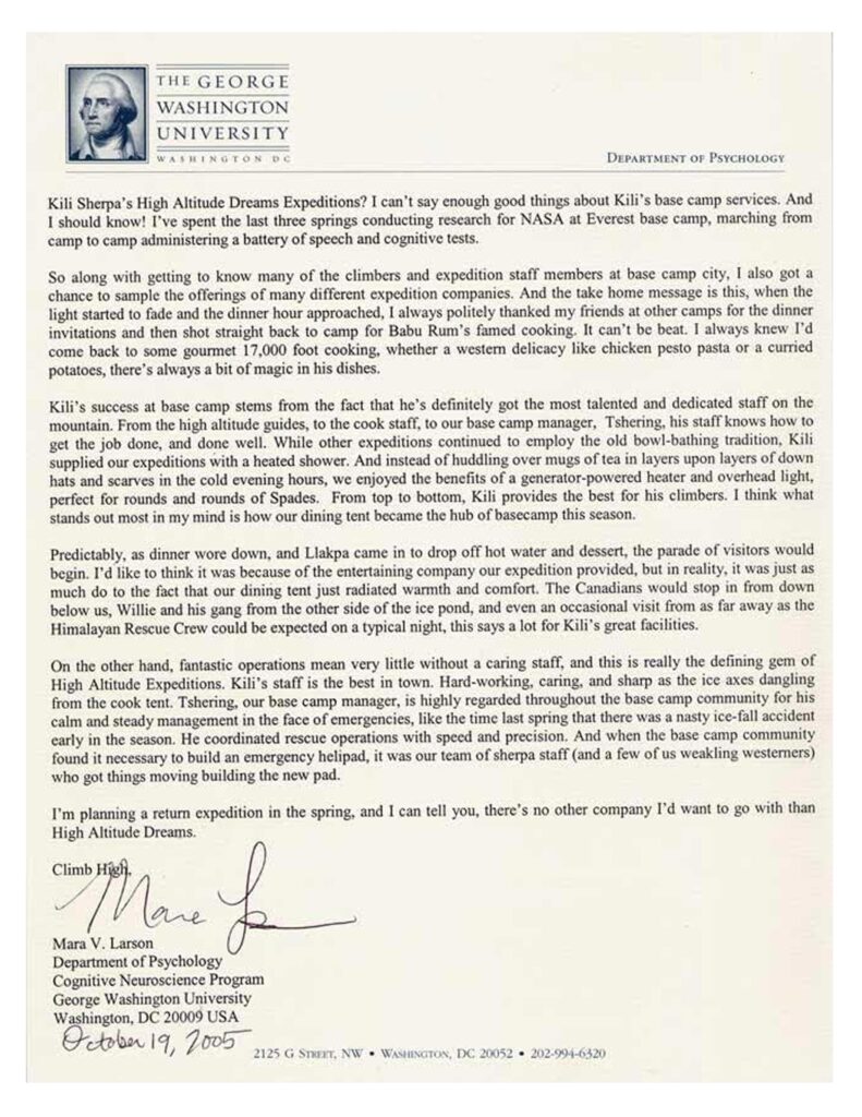 Mara V. Larson, George Washington University