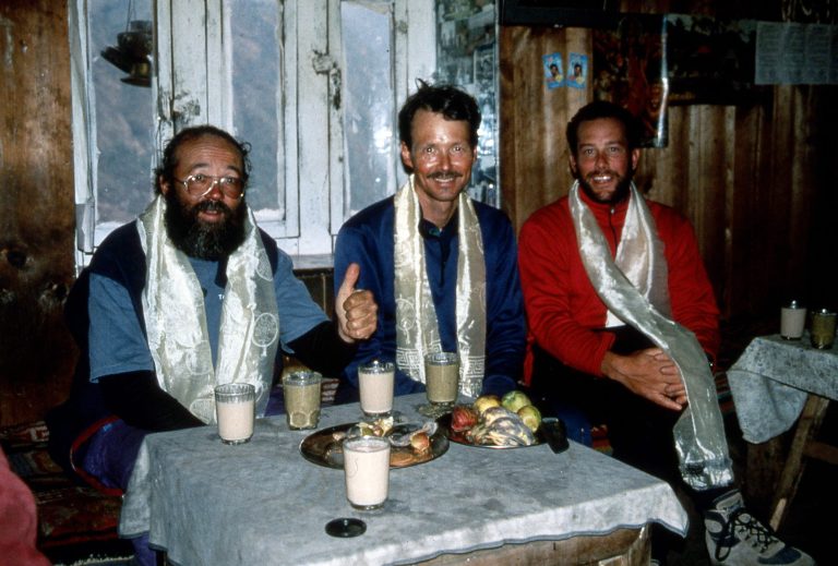 Pete Sayers, TW, Chuck Yax - Nepal _96