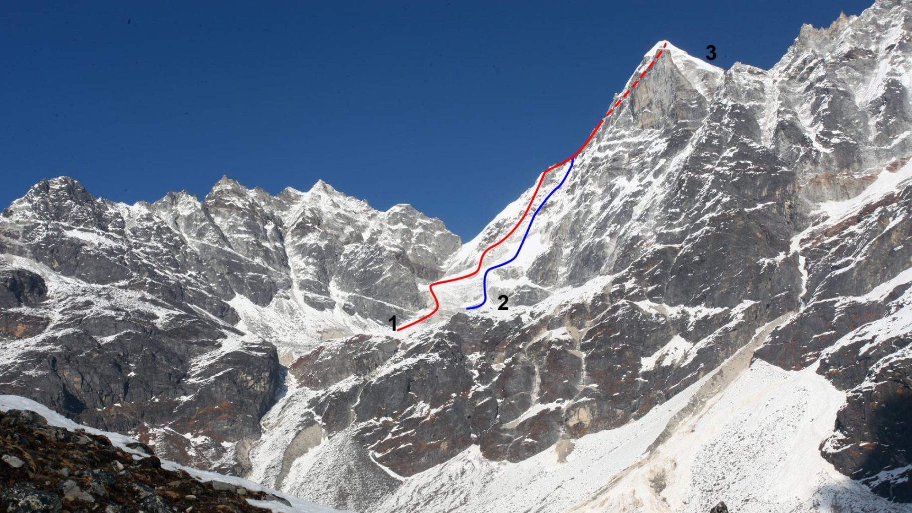 Kyajo Ri Peak 6,186 m / 20,295 ft
